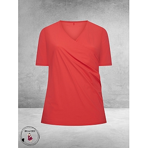 Plus Basics Wrap Top Saffraan